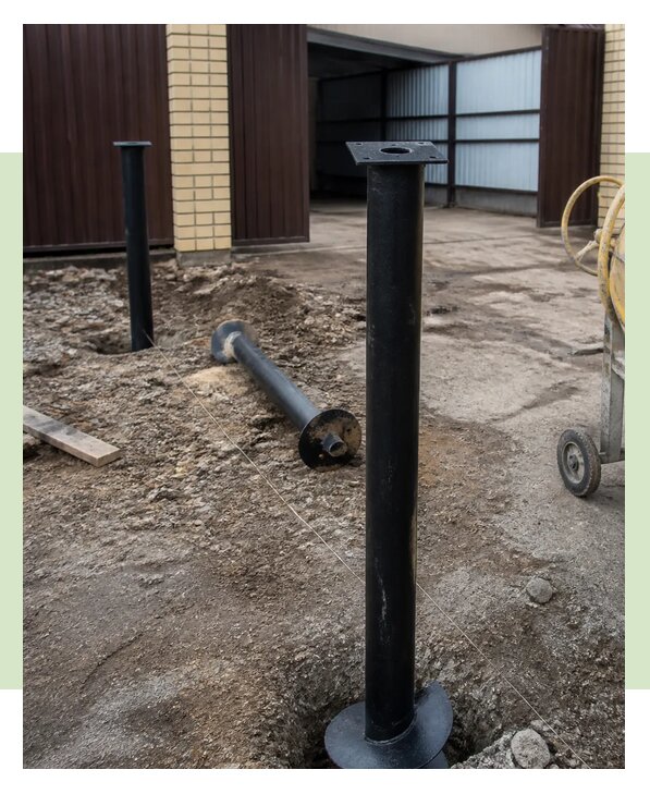 Монтаж винтовых свай под ворота под ключ в Тайшете