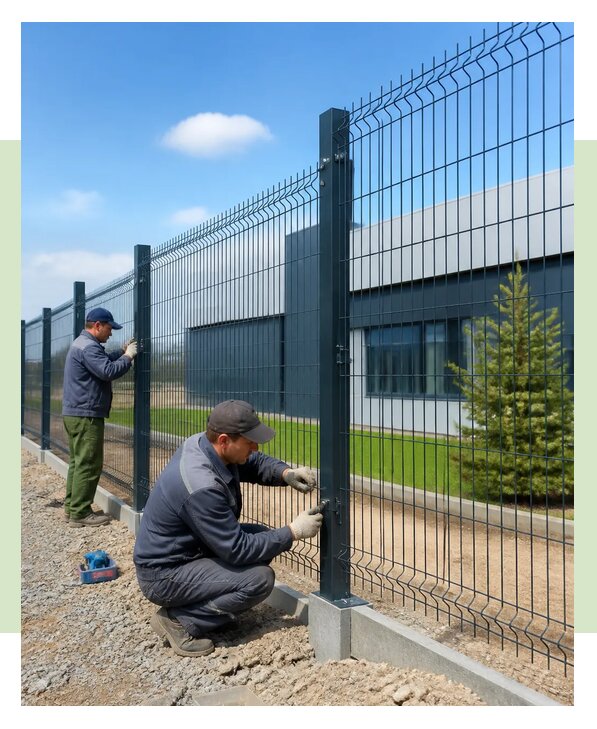 Секционные ограждения под ключ для объектов в Тайшете